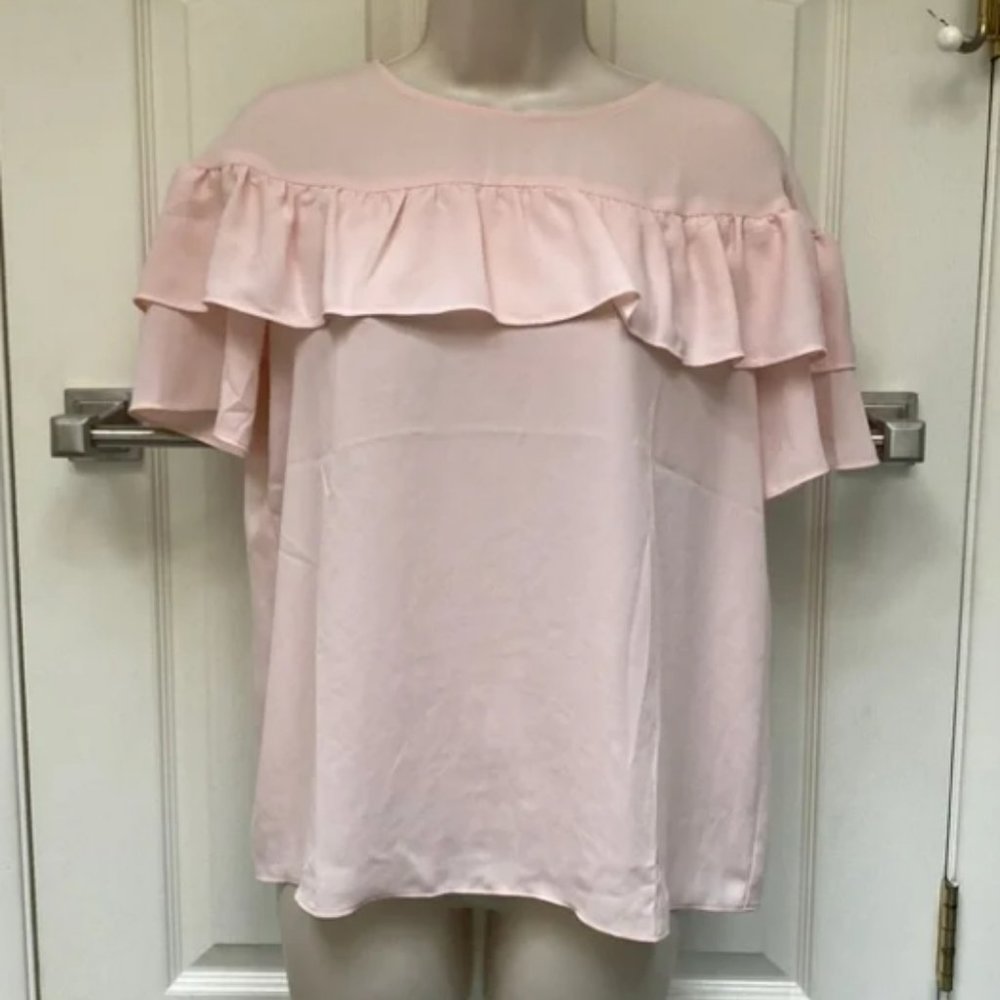 LOFT ruffle blouse